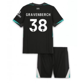 Liverpool Ryan Gravenberch #38 Auswärtstrikot 2024-25 Kurzarm (+ kurze hosen)